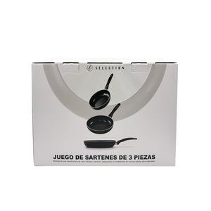 Set de Sartenes de 3 Piezas Selection
