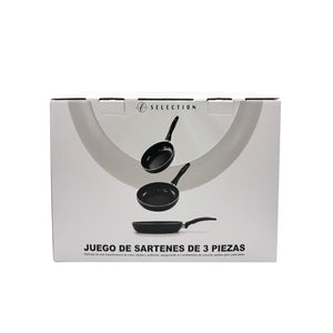 Set de Sartenes de 3 Piezas Selection