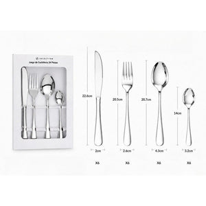Set de Cuchillería de 24 Piezas