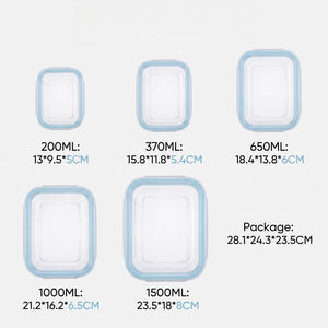 Juego de 5 Contenedores Rectangulares