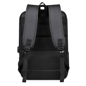 Mochila Viaje 24L Impermeable Negro H Navigator