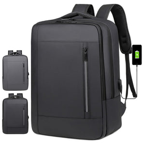 Combo Exclusivo: Mochila Viaje Viral (Cabina Avión) Black 24LT + Mochila Viral XL 40L Black Navigator