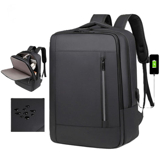 Mochila Viaje 24Lt Impermeable Negro V Navigator