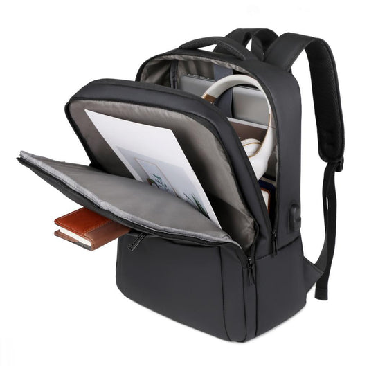 Mochila Viaje 24Lt Impermeable Negro V Navigator