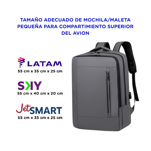 Mochila Viaje 24Lt Impermeable Space Grey V Navigator