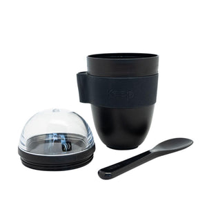 Vaso Yoghurt 330 ml Negro Keep