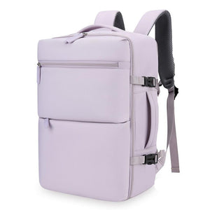 Mochila Viaje Viral 40L XL Expandible Lila Navigator