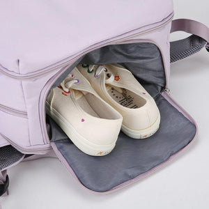 ✈️Combo 2 Mochilas de Viaje Viral XL 40L: 1 Black y 1 Lila