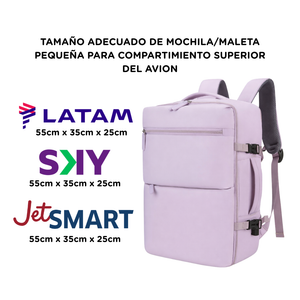 Mochila Viaje Viral 40L Travel. Expandible con Bolsillo Antirrobo Navigator