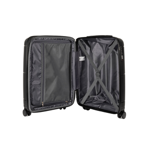 Combo 3 Maletas Conguillío Llaima Grande 115L, Mediana 79L y Cabina 49L Negras