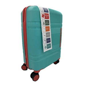 Set Maleta De Cabina + Neceser Turquesa/Rose Marksman