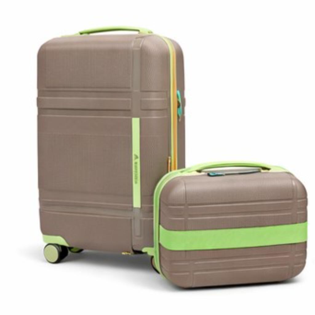 Set Maleta Cabina Neceser Khaki Verde | Tienda Copec