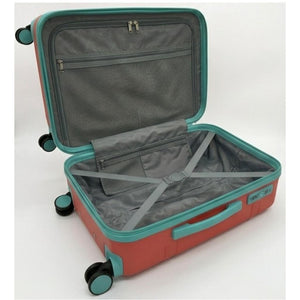 Set Maleta De Cabina + Neceser Orange/Turquesa Marksman