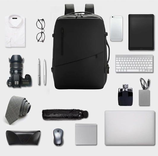 Mochila Viaje Viral💧Resistente agua XL 36L. Travel Ripstop Navigator. Antirrobo
