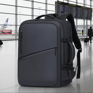 Mochila Viaje Viral💧Resistente agua XL. 36L. Grand Travel Ripstop Navigator. Antirrobo