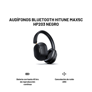 Audífonos Bluetooth HiTune MAX5C HP203 Negro