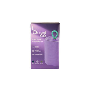 Parlante Bluetooth 10W Portátil Bsound Lila. PRI26