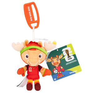 3 Peluches Llavero Mundial 2026 Zayu, Maple y Clutch FIFA