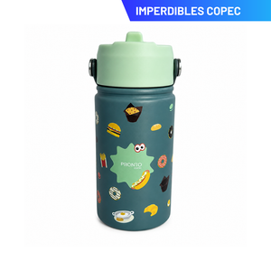 Botella Térmica Infantil Pronto Manía Petróleo 350 ml