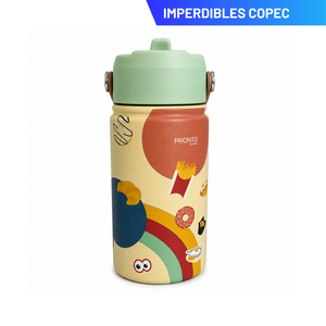 Botella Térmica Infantil Pronto Manía Crema 350 ml