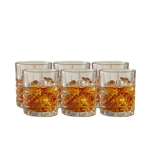Set 6 Vasos Bajos Vintage Diamond 330 ml FTA