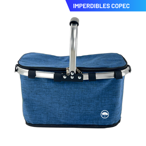 Cooler Plegable 18L Azul Llaima
