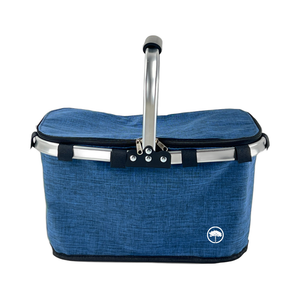 Canasto Cooler Plegable 18L Azul Llaima