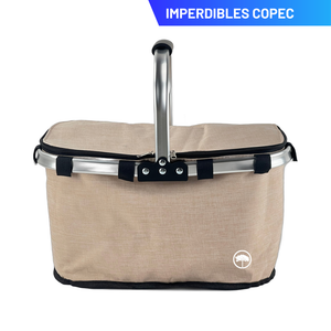 Cooler Plegable 18L Beige Llaima