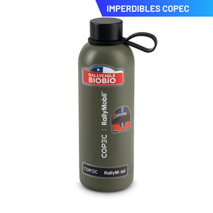 Botella Térmica Copec Rallymobil 500ml Verde con Stickers RY26 WRC2026