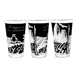 Set de 3 Vasos de Vidrio 450ml Colección Chile Pack 1. PRI26