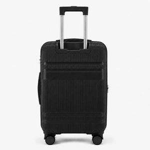 Combo 3 Maletas Premium Marksman Negras Cabina 20", Mediana 24" y Grande 28"