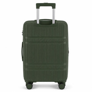 Combo 3 Maletas Premium Marksman Verdes Grande 28", Mediana 24" y Cabina 20"