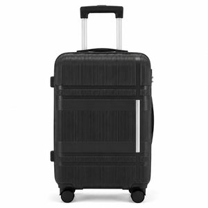 Combo 3 Maletas Premium Marksman Negras Cabina 20", Mediana 24" y Grande 28"