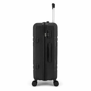 Combo 3 Maletas Premium Marksman Negras Cabina 20", Mediana 24" y Grande 28"