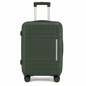 Combo 3 Maletas Premium Marksman Verdes Grande 28", Mediana 24" y Cabina 20"