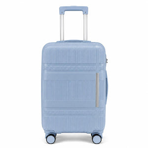 Maleta Mediana Premium 24 Pulgadas 76 L Celeste Marksman