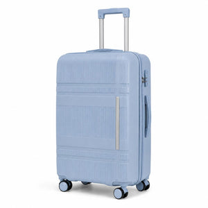 Maleta Mediana Premium 24 Pulgadas 76 L Celeste Marksman
