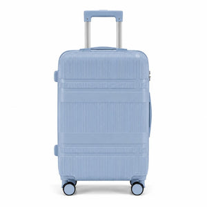 Maleta Mediana Premium 24 Pulgadas 76 L Celeste Marksman