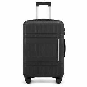 Combo 3 Maletas Premium Marksman Negras Cabina 20", Mediana 24" y Grande 28"