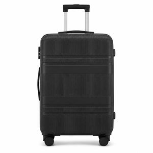 Combo 3 Maletas Premium Marksman Negras Cabina 20", Mediana 24" y Grande 28"