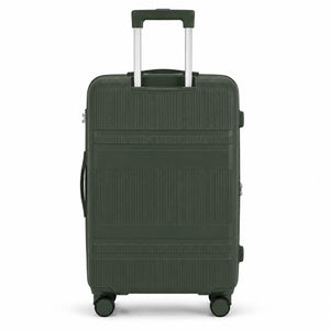 Combo 3 Maletas Premium Marksman Verdes Grande 28", Mediana 24" y Cabina 20"