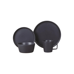 Set de Loza Cerámica Hamburgo 16 Piezas Azul Petróleo Decoexpress