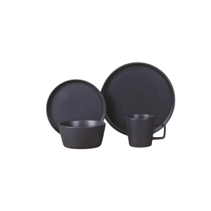Set de Loza Cerámica Hamburgo 16 Piezas Azul Petróleo Decoexpress