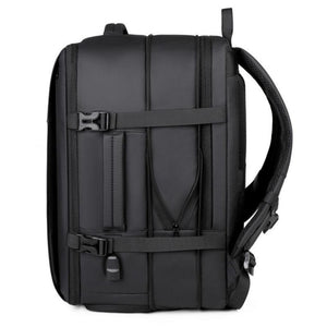 Set de 2 Mochilas de Viaje Viral T83 Expandibles hasta 38 L Negro + Negro Navigator