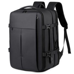 Set de 2 Mochilas de Viaje Viral T83 Expandibles hasta 38 L Negro + Negro Navigator