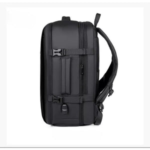 Set de 2 Mochilas de Viaje Viral T83 Expandibles hasta 38 L Negro + Negro Navigator