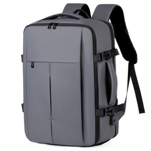 Set de 2 Mochilas de Viaje Viral T83 Expandibles hasta 38 L 1 Negro + 1 Gris Navigator