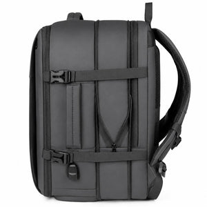 Set de 2 Mochilas de Viaje Viral T83 Expandibles hasta 38 L Gris + Gris Navigator