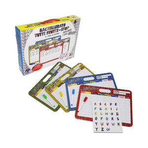 Juego de Mesa Bachillerato Tutti Frutti Stop 4 Pizarras Toyng