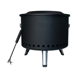 Fogón Doble Combustión Sin Humo 55 cm Negro Wayu